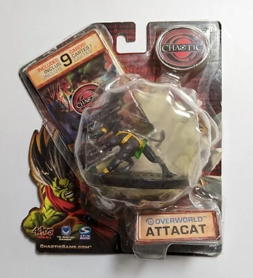 Extremely RARE CHAOTIC Action Figure ATTACAT Figurine Spin Master 1st Edition  - Image 1 of 4
