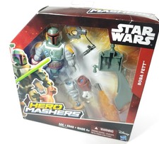 Disney Hasbro Star Wars Boba Fett Hero Mashers Action Figure 2015 Open Box New