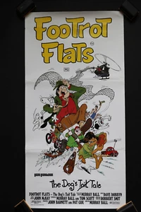 Footrot Flats Original 'The Dogs Tale' Australian Daybill Poster 1986 - Picture 1 of 13