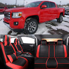 For Chevy Tahoe GMC Canyon Full Set Car Cover Leather 5-Seat Cushion & Pillows