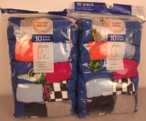 Wonder Nation Boys 10 Pack Boxer Briefs Size XL (14-16) - New (Lot Of 2). (62) - Picture 1 of 13