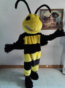 Bee Hornet Mascot Costume Suit Cosplay Party Game Dress Outfit Halloween