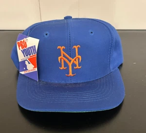 Vintage Pro Youth by: Eds West MLB New York Mets Snapback Hat NWT - Picture 1 of 1