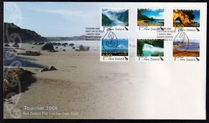 New Zealand 2006 Tourism First Day Cover FDC SC 2062-2067 - Picture 1 of 1