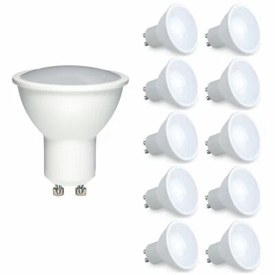12x GU10 7W LED Light Bulb Spotlight Lamp Cool white 6500K Equals 70W Halogen - Image 1 of 4