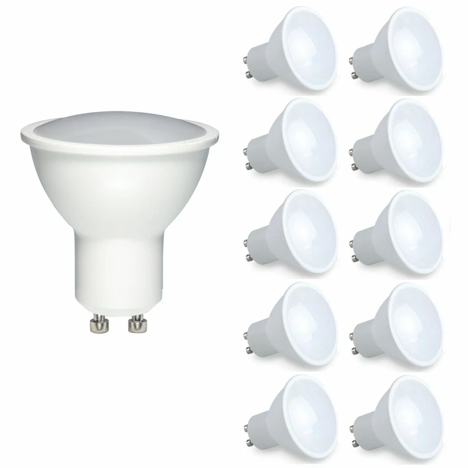 24x GU10 7W LED Light Bulb Spotlight Lamp Cool white 6500K Equals 70W Halogen - Image 1 of 4