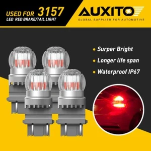 4 PIEZAS AUXITO 3457 3156 3157 LED Rojo Luces Traseras Parada Freno Aparcamiento Bombillas G - Imagen 1 de 12