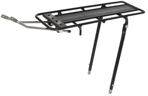 Estante auxiliar trasero para bicicleta Gold Tec con puntales-26 pulgadas/29 pulgadas/700c-negro - Imagen 1 de 1