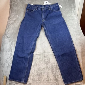 Union Line Union Made Herren Denim Jeans 36 x 30 Straight Leg Dark Wash Neu mit Etikett NEU - Bild 1 von 12
