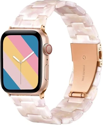 For Apple Watch Stainless Steel Band Compatib w/ iWatch Series 7/6/5/4/3/2/1/SE - Image 1 of 4