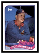 1989 Topps #534 DOC EDWARDS Cleveland Indians