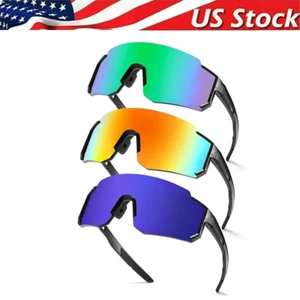 Gafas de sol deportivas polarizadas al aire libre ciclismo conducción pesca gafas UV400 - Imagen 1 de 7