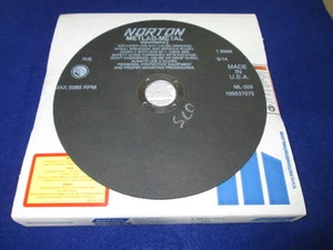 Norton 9" x 0,063, 1-1/4" GERADE TRENNSCHEIBE - 66253117829 - 10er Pack - Bild 1 von 1