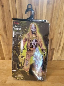 Skeleton Zombie Halloween Child Youth Costume Size Medium 8-10 Fun World - Picture 1 of 11