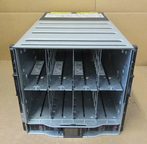 HP Blade System BL C7000 Platinum Chassis 6x 2400W 10x Fans 2xOA - 507019-B21 - Picture 1 of 4
