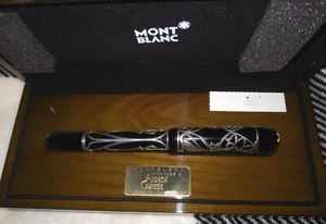 Montblanc ANDREW CARNEGIE Fountain Pen 4810 Sterling Silver 18K M | Box & Papers - Picture 1 of 24