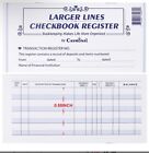 CHECKBOOK TRANSACTION REGISTER  CALENDAR 2024-26 CHECK BOOK LEDGER Larger Lines