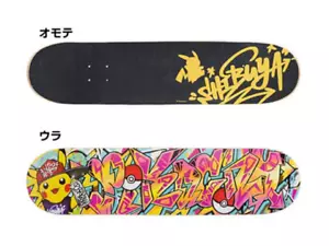Pokemon Center Shibuya Limited Skateboard Deck Pikachu Neu - Bild 1 von 5