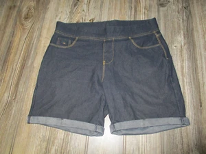 Green Soda Girls Shorts Faux Denim Pull On Size XL 14-16 Classic - Picture 1 of 11
