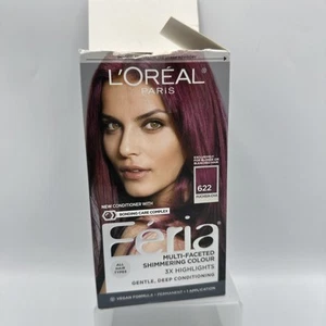 L'Oreal Paris Feria Shimmering Hair Color 622 Fuchsia Cha 1 Pack - Picture 1 of 2