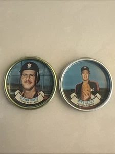 1987 Topps Baseball Coins Houston Astros Glenn Davis Mike Scott - Picture 1 of 5