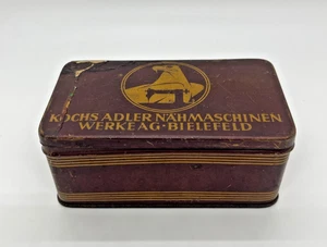 Vintage Sewing Machine Tin Box. Adler brand, not Singer - Picture 1 of 10