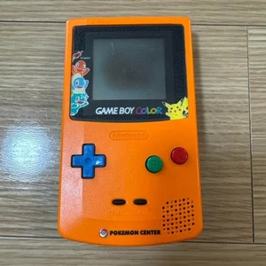 Game Boy Color GBC Pokemon Center Limited Edition Orange x Blue Console Japan - Picture 1 of 7