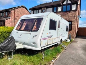 Elddis Odyssey 534 4 Berth Caravan + Brand New Awning Used Once - Picture 1 of 16