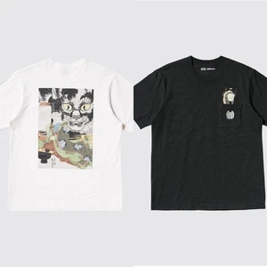 UNIQLO Ukiyoe Dark Fantasy UT  T-Shirts S M L XL XXL 3XL 4XL New Japan White - Picture 1 of 11