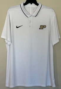 Nike Dri-Fit Poloshirt Herren Gr. 3XL Purdue Boilermakers gesticktes Logo - Bild 1 von 6
