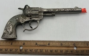Hubley Texan Toy Gun Pistol Handle Steer Red Star (faded) For Parts Or Repair - Picture 1 of 7