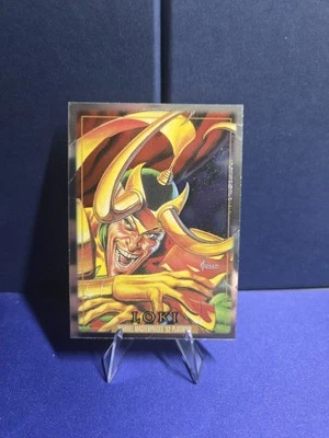 2024 Marvel Masterpieces '92 Platinum - #50 Loki -🔥🔥 - Image 1 of 4