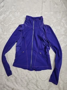 Zella Activewear Full-Zip Jacket Size Large Purple  - Picture 1 of 12