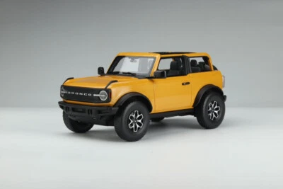Ford Bronco Badlands 2021 Cyber Orange Open Top Gt Spirit Gt858 1:18 2 Porte - Immagine 1 di 4
