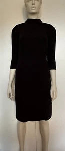 STRENESSE Kleid Gr.34 schwarz 3/4 Arm Stehkragen Etuikleid das kleine - Bild 1 von 5