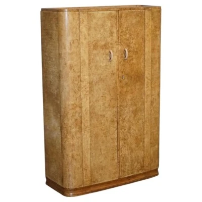 HERMOSO ARMARIO DOBLE PUERTA NOGAL RUBIO ART DECO ARMOiRE Foto 1 de 4