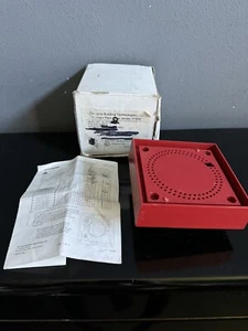SIEMENS S-LP70 70V Red Fire Alarm Speaker - 4" Square Box Mount In Box READ - Picture 1 of 4