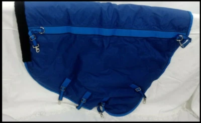 Back on Track, Decken Halsteil Winter 330g mit Flieskragen Top Qualität Blau neu - Bild 1 von 4