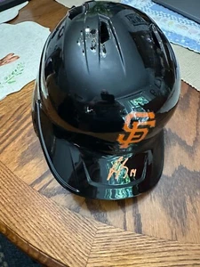 SF GIANTS PATRICK BAILEY AUTOGRAPHED AUTHENTIC BATTING HELMET MLB HOLOGRAM - Picture 1 of 7
