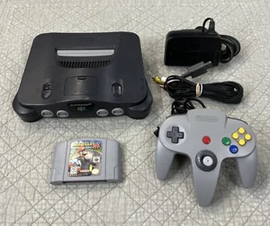 Nintendo 64 Console With Controller + Mario Kart 64 Game - Picture 1 of 10