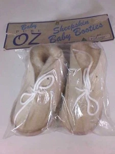 Botines de piel de oveja Pure OZ bebé joven doble cara talla grande 1-2 años beige M - Imagen 1 de 5