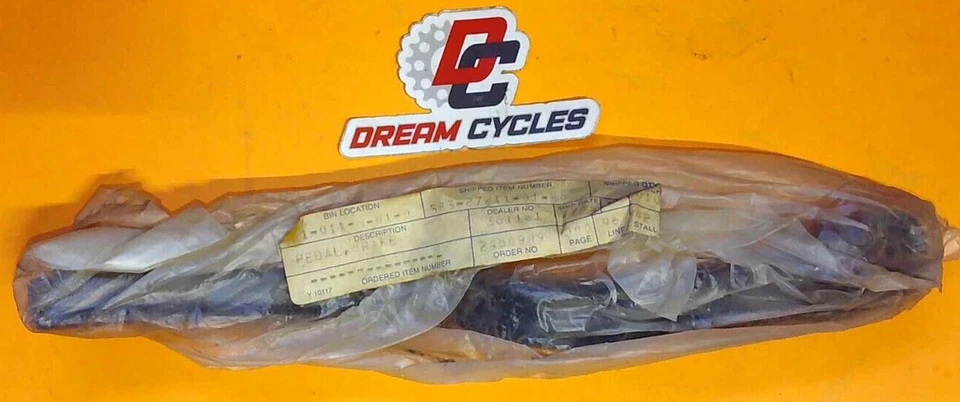 NUEVO DE LOTE ORIGINAL YAMAHA TT500 76-77 XT500 77-81 PALANCA DE FRENO TRASERO OEM 583-27211-01 OEM Foto 1 de 1
