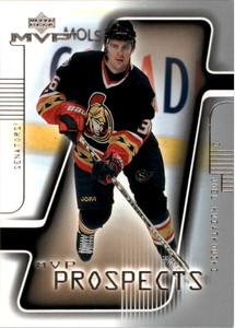 2001-02 UPPER DECK MVP #209 JOEL KWIATKOWSKI RC ROOKIE OTTAWA SENATORS