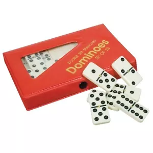 Domino Spinner Taglia Grande - Avorio con Punti Neri, Facile da Vedere - Bassa Visione - Foto 1 di 1