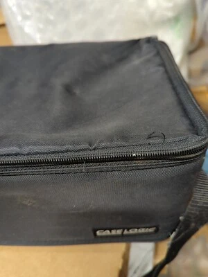 Case Logic 60 Cassette Tape Storage 2 Sided Case With Carry Strap Black - Image 1 of 4