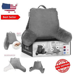 Versatile Medium Firm Reading Pillow for Kids & Adults - Wedge Shape Comfort - Picture 1 of 10