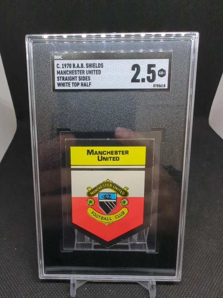 1970 年 BAB B.A.B. 纪念盾牌直面白色上半部曼彻斯特SGC2.5 — 第 1/2 张图片
