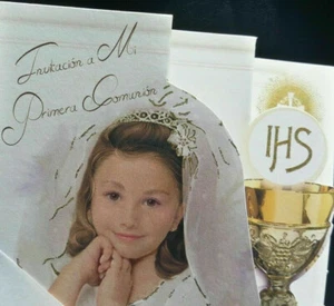  Invitaciones de Primera Comunion (Inviti Prima Comunione Spagnola)Favori  - Foto 1 di 10