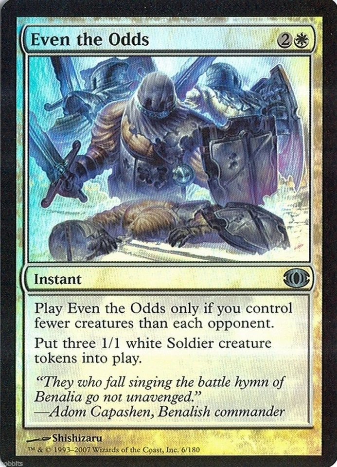 MTG - Future Sight - Even the Odds - Foil - NM - Image 1 of 1