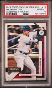 Paquete de plata Topps NSCC 2024 SHOHEI OHTANI #13 PSA 10 GEMA COMO NUEVO - L.A. Dodgers - Imagen 1 de 2